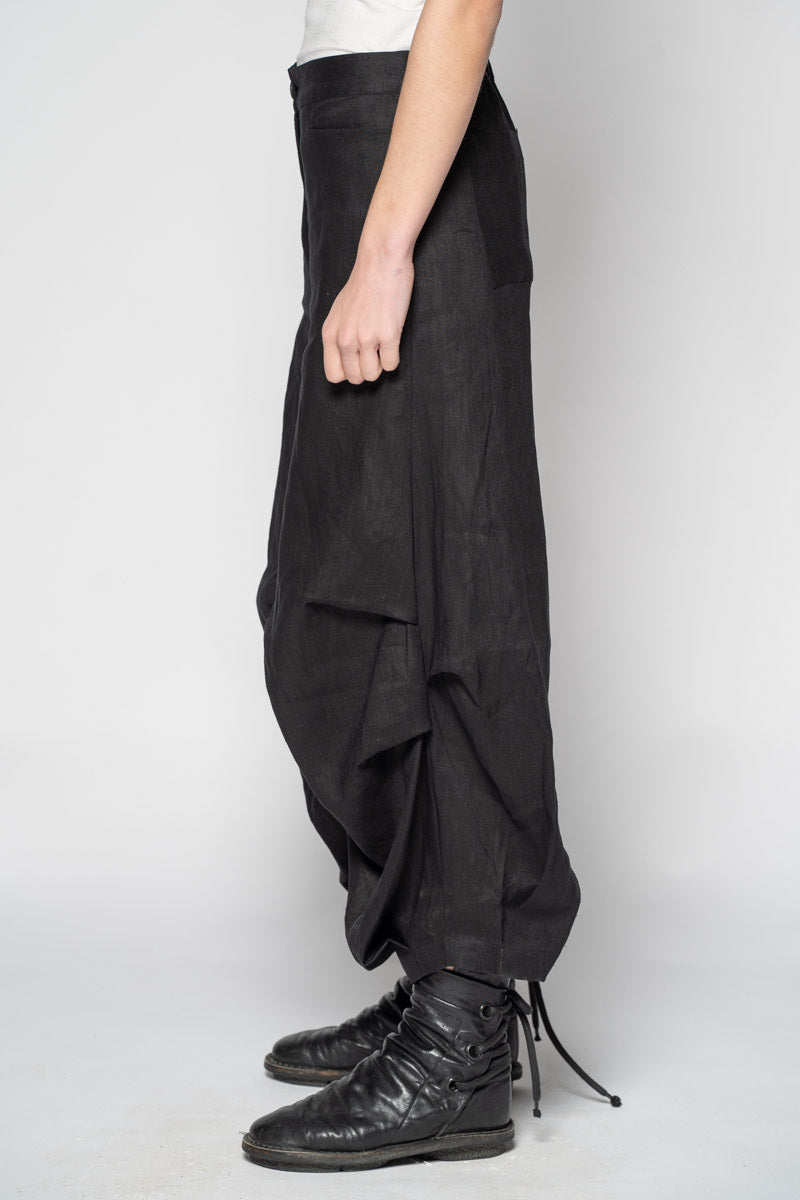 Ouna Tuck Pants Blk