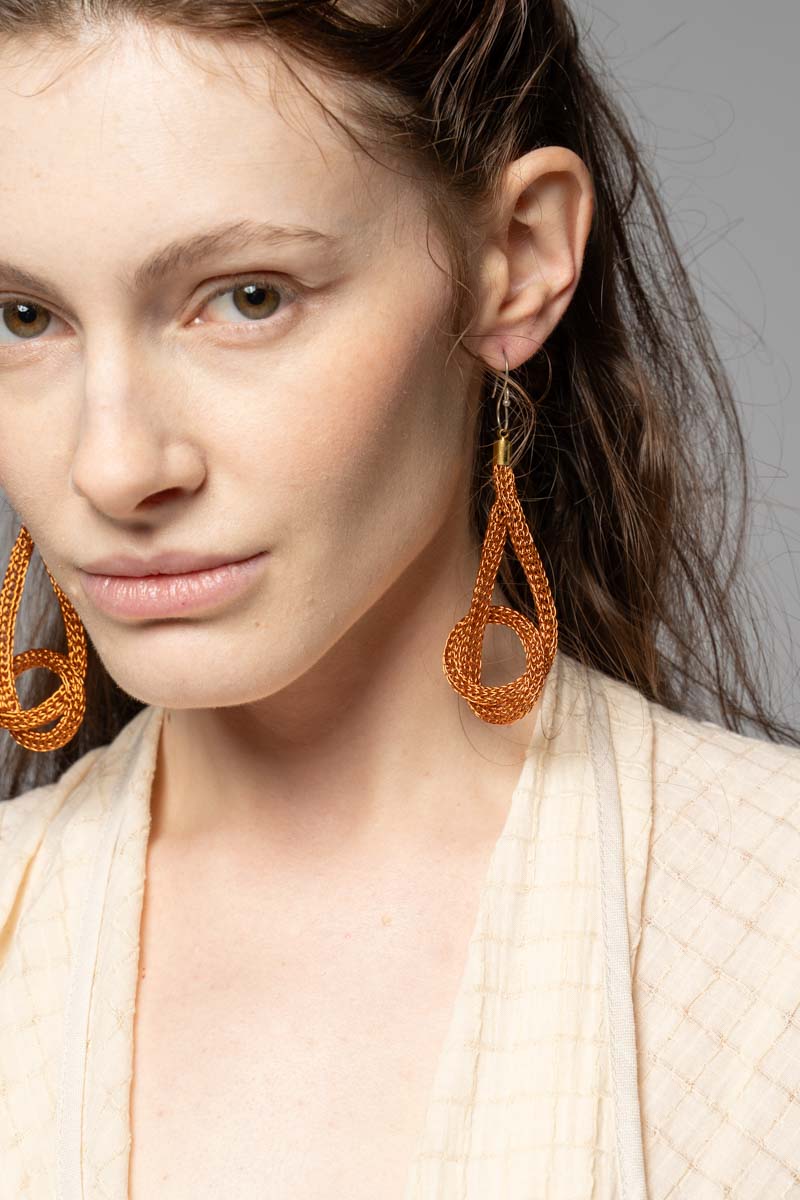 Rupu Earrings Rust