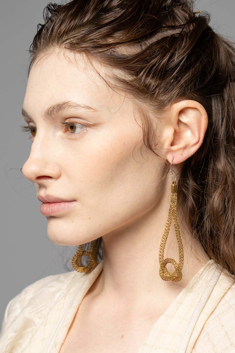 Rupu Earrings Brass
