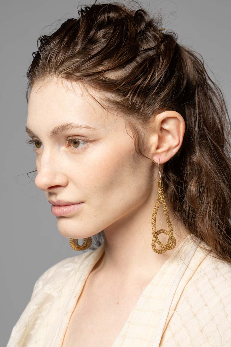 Rupu Earrings Brass