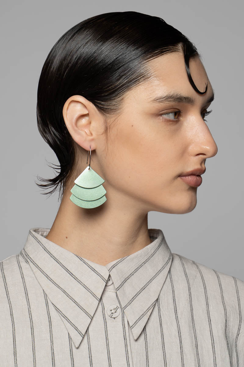 Trifan Earrings Mint