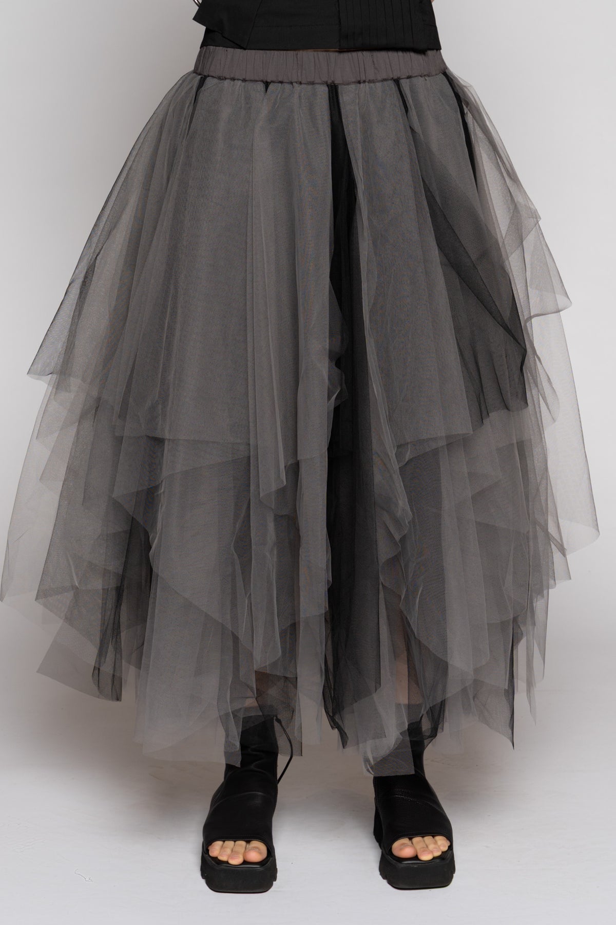 Axis Tulle Skirt Smoke