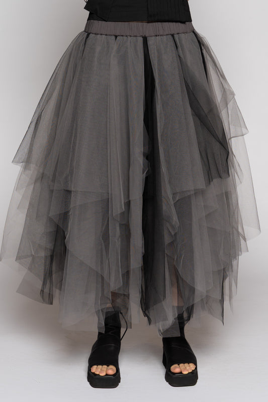 Axis Tulle Skirt Smoke