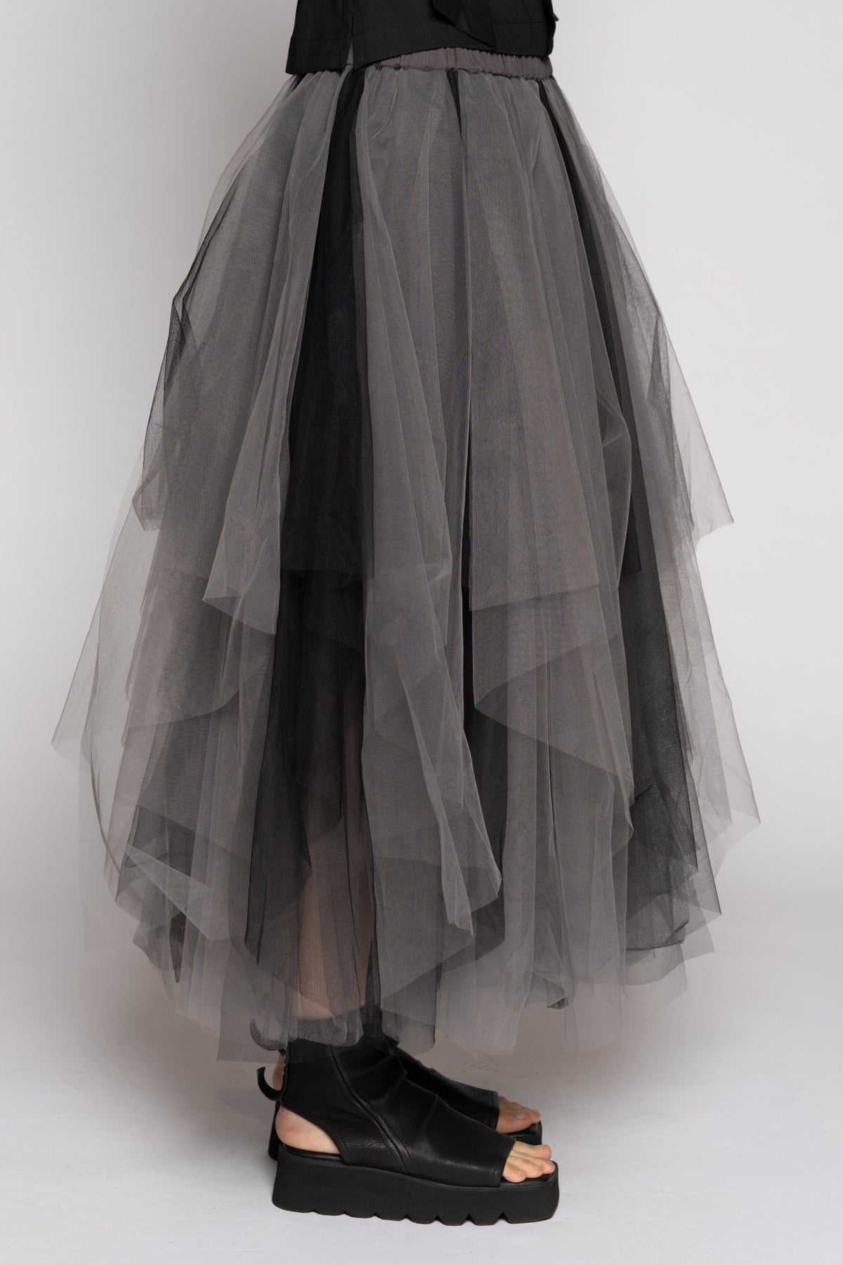 Axis Tulle Skirt Smoke