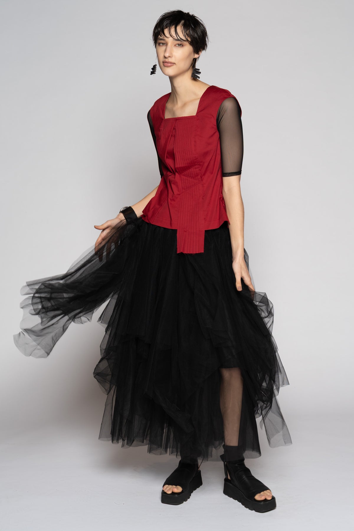 Axis Tulle Skirt Blk