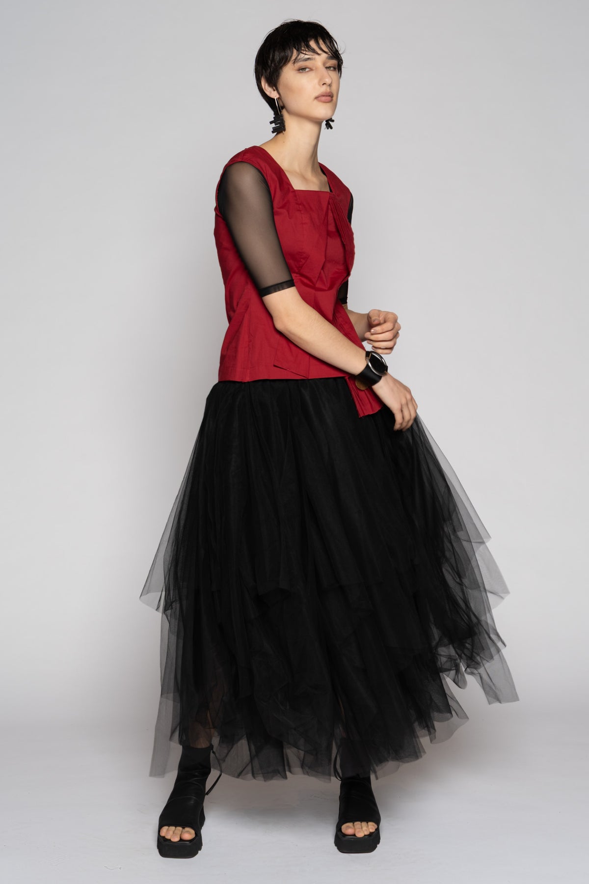 Axis Tulle Skirt Blk