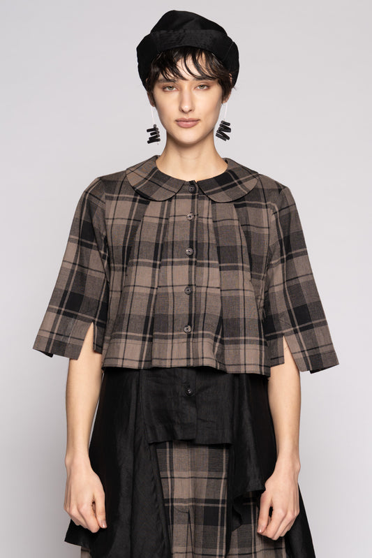 Arya Short Jacket Truffle