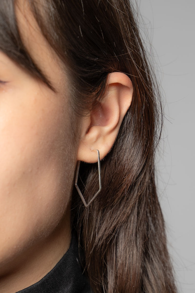 Penta Earrings Silver