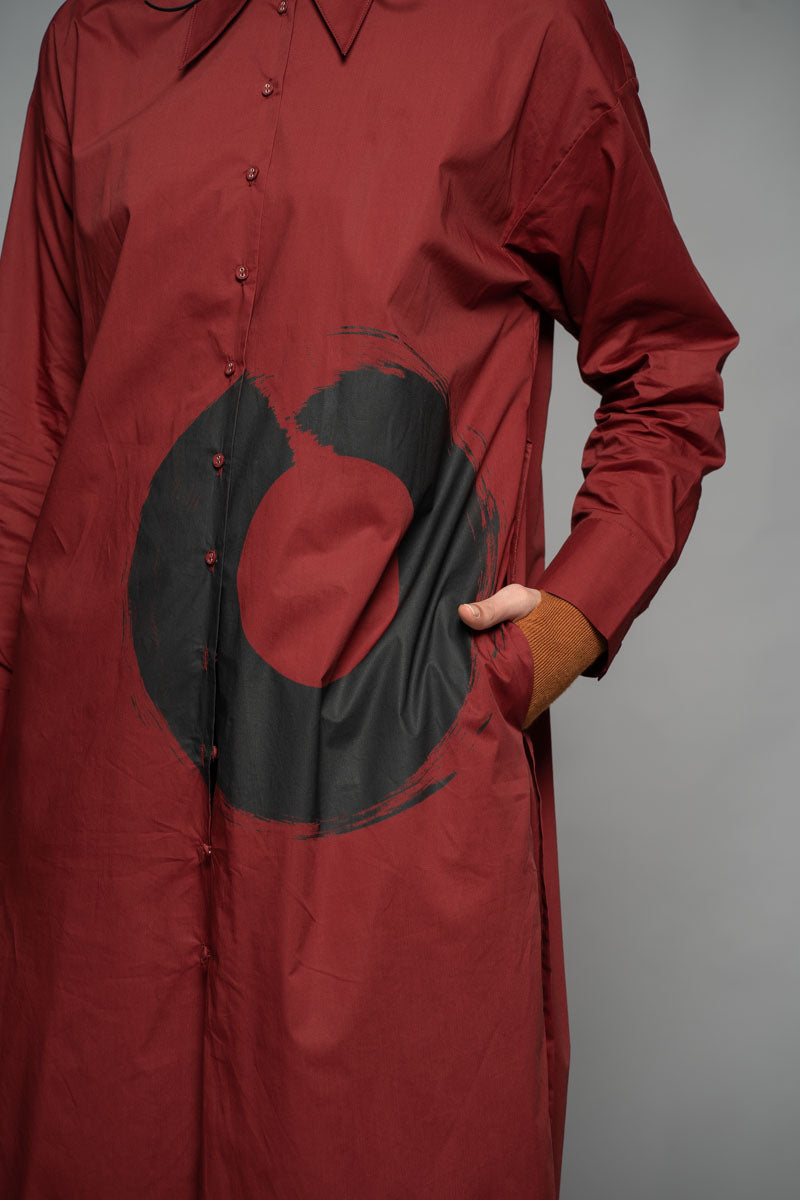 Haru Long Dress Berry