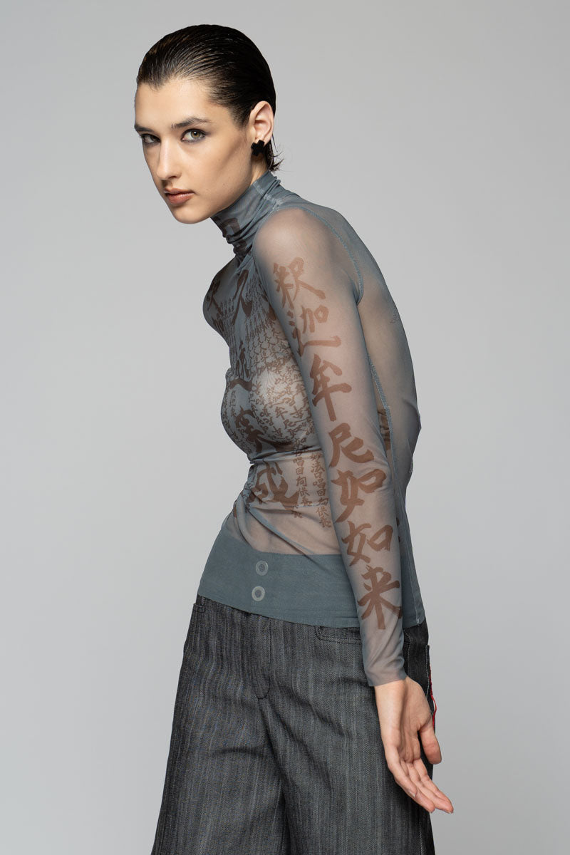 Tatu High Neck Denim