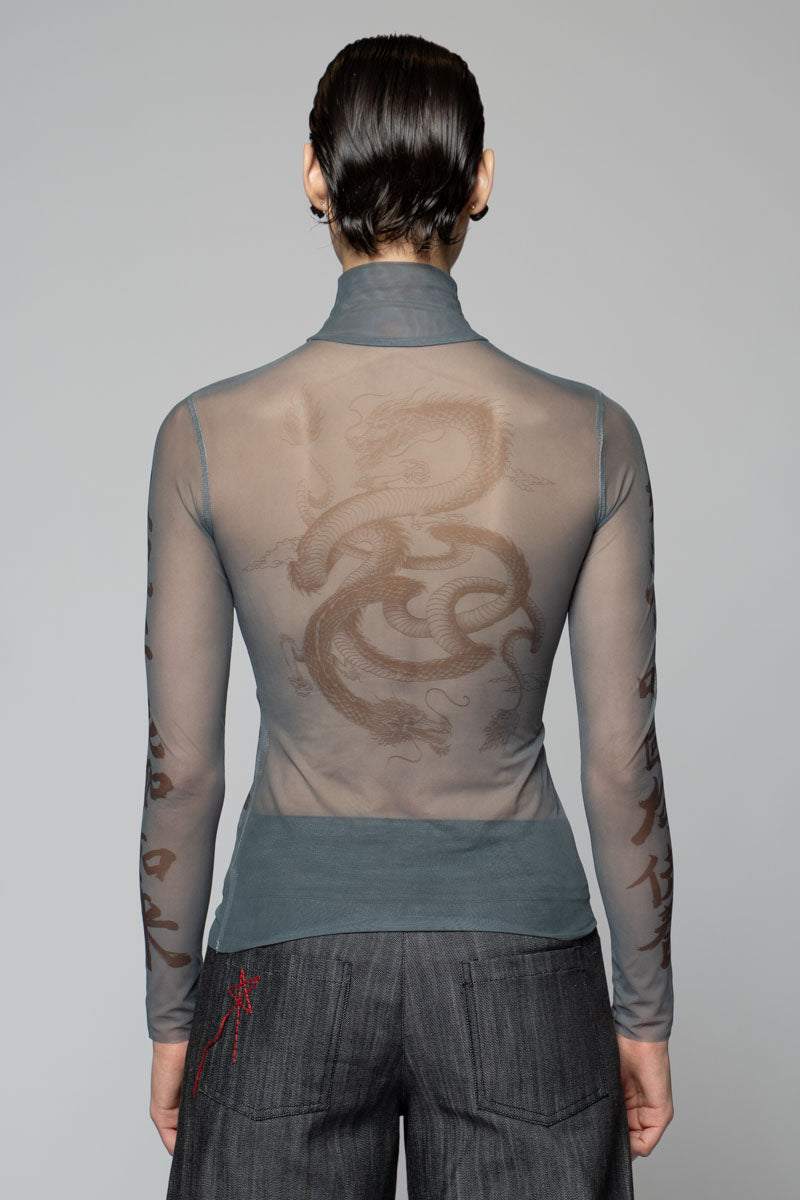 Tatu High Neck Denim
