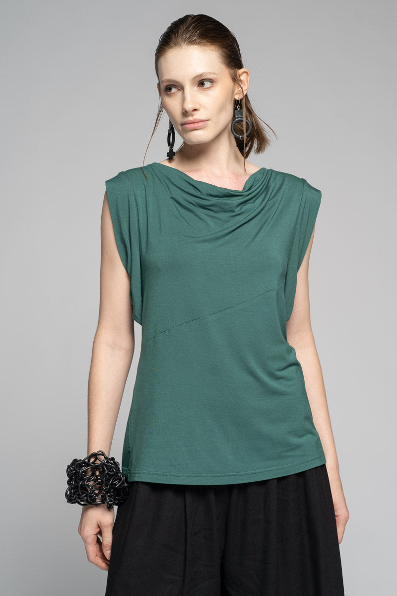 Kuro Drape Top Sage