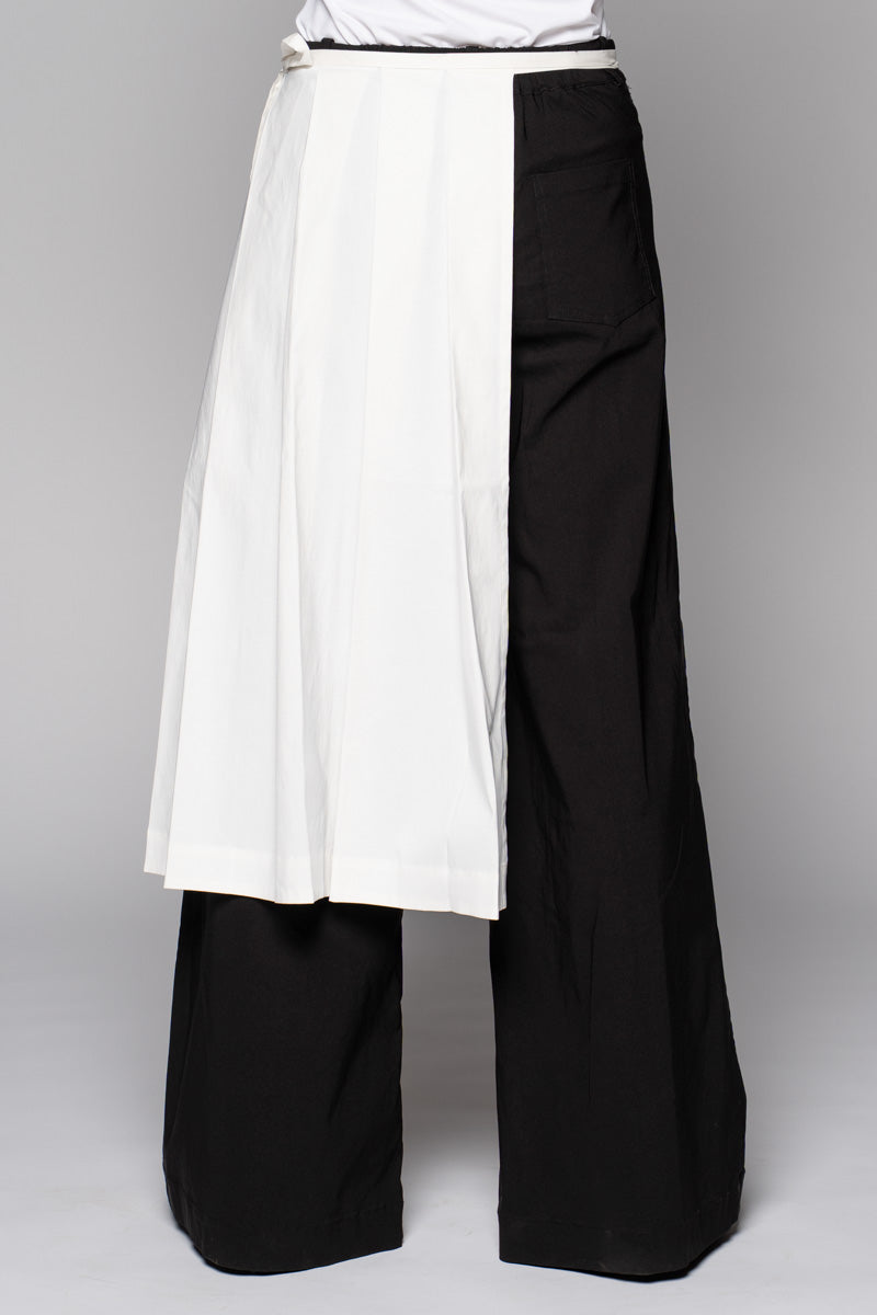 Sia Pleated Apron Wh