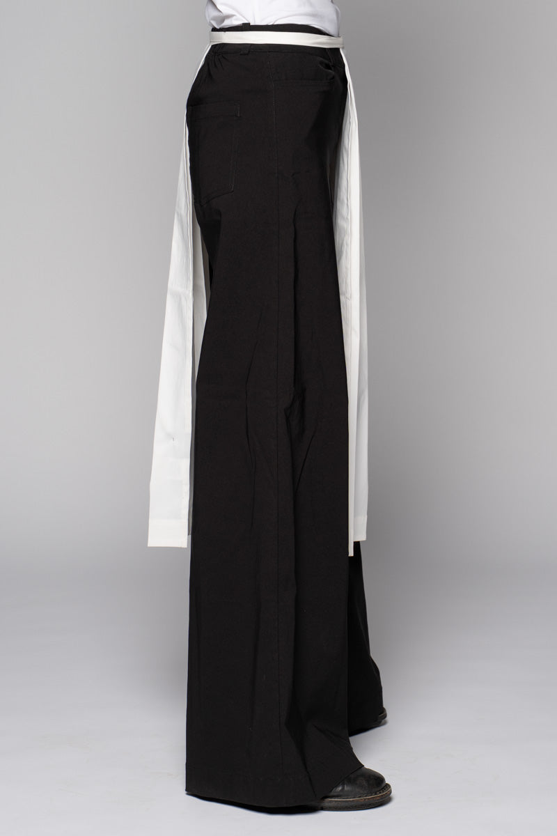 Sia Pleated Apron Wh