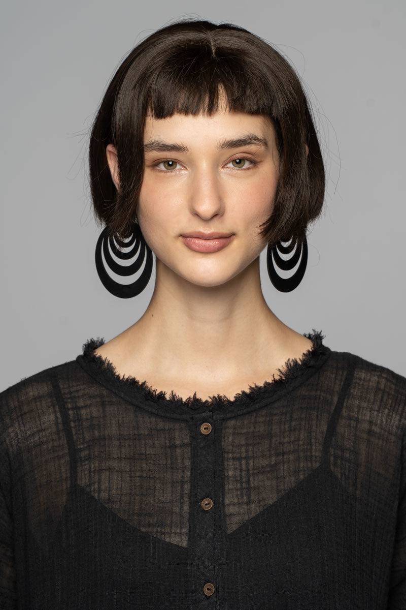 Jet Earrings Blk