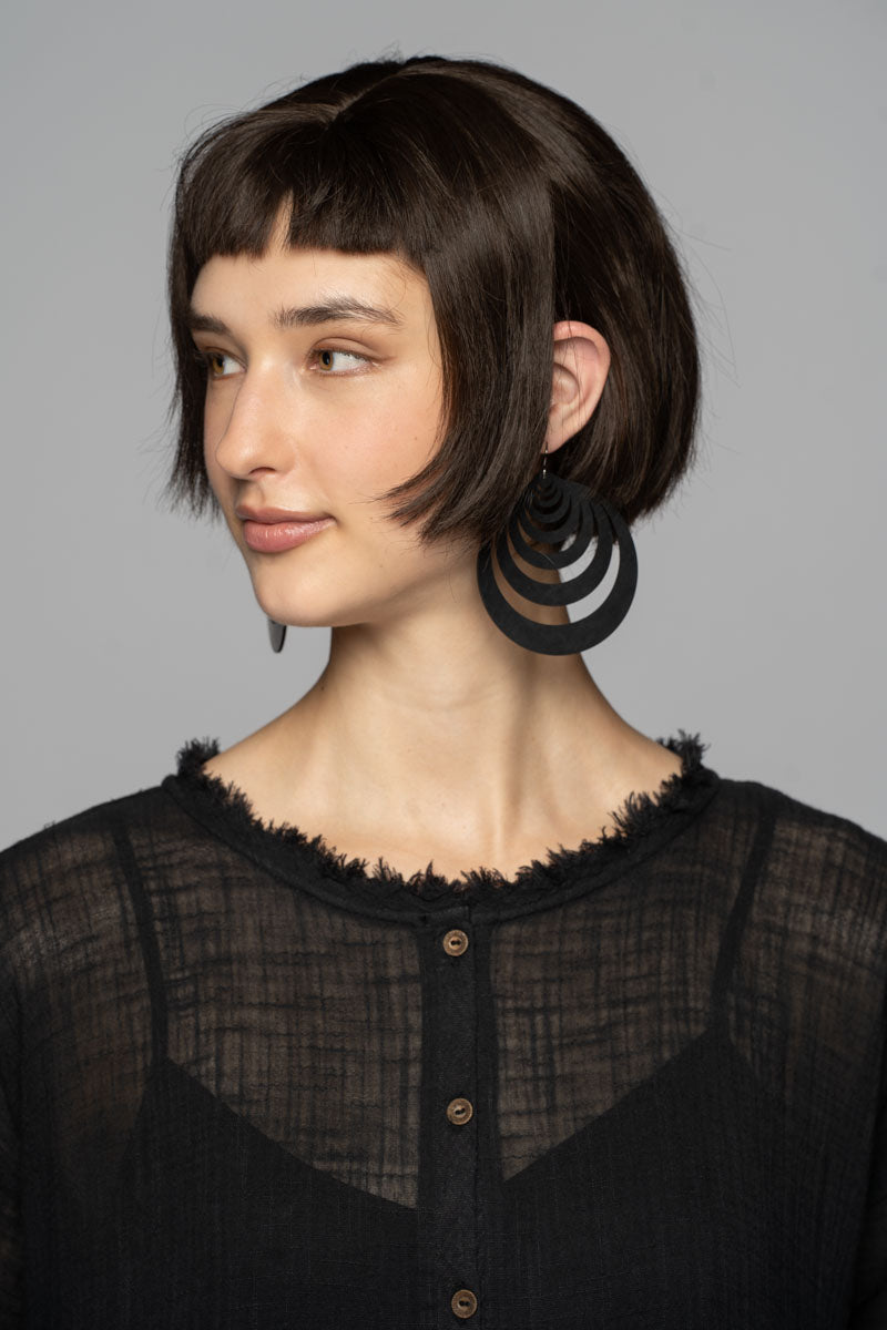 Jet Earrings Blk