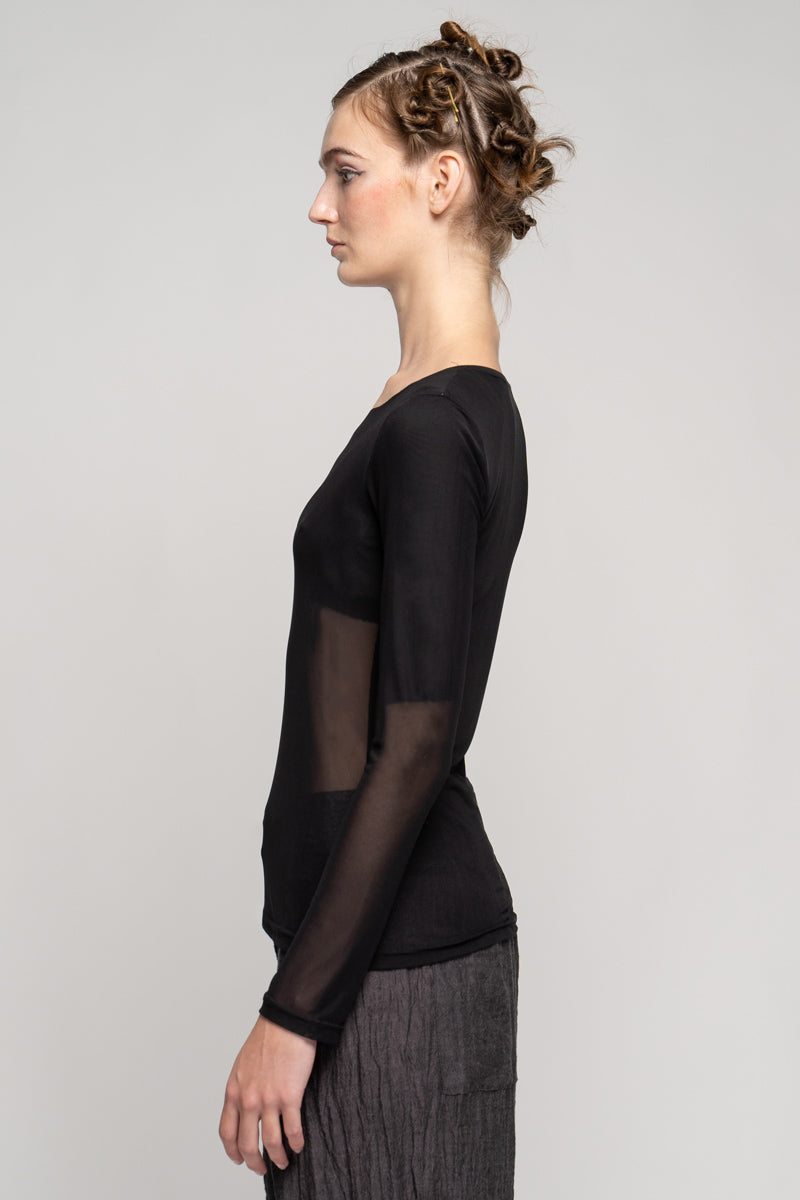 Kinu Mesh Top Black