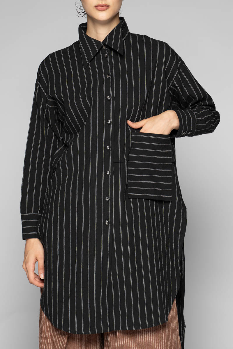Komichi Long Shirt Blk