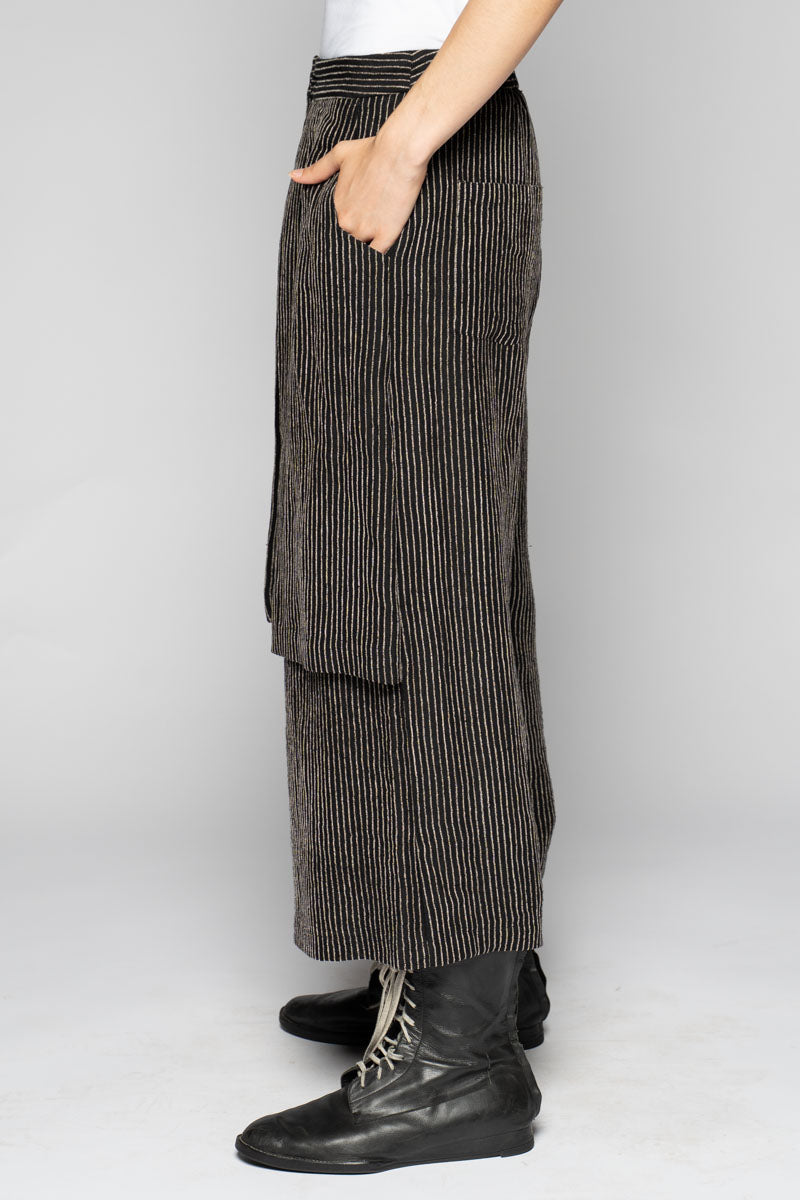 Ember 3/4 Apron Pants Blk