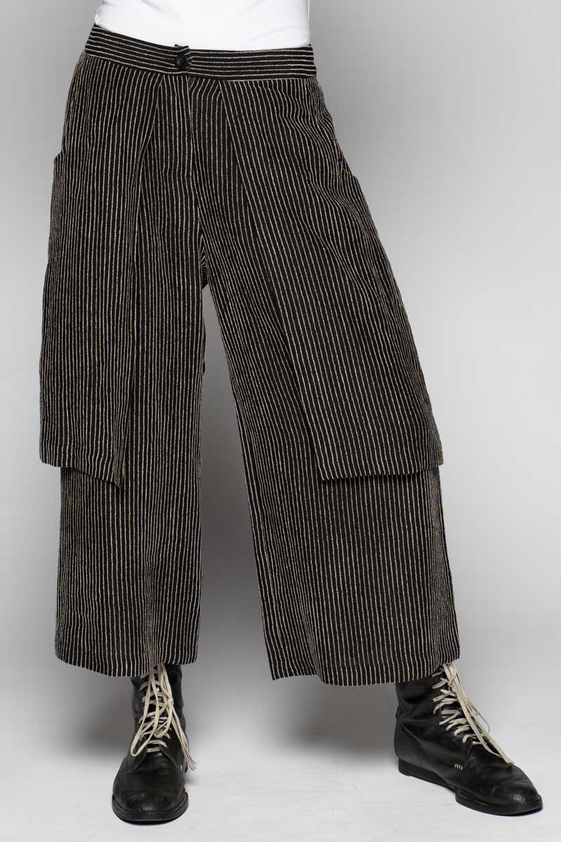 Ember 3/4 Apron Pants Blk