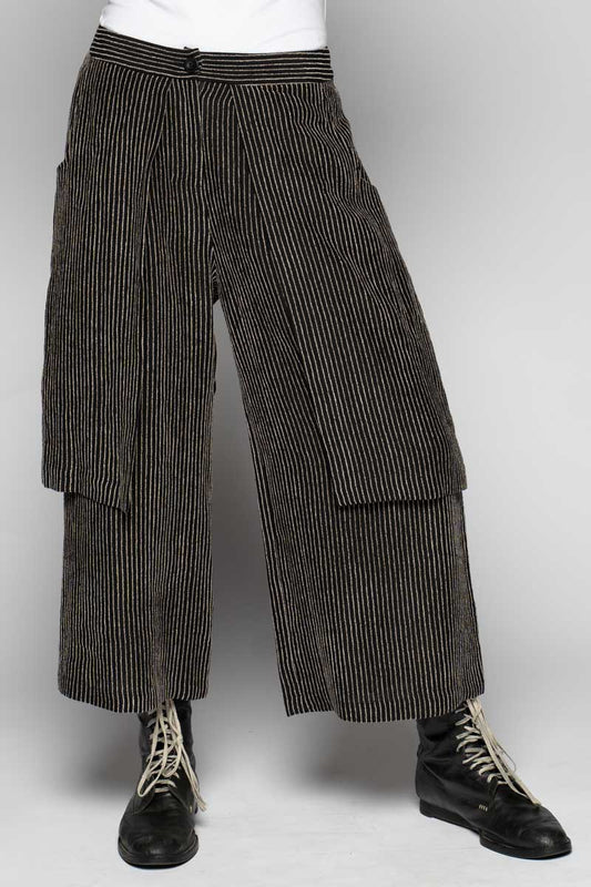 Ember 3/4 Apron Pants Blk