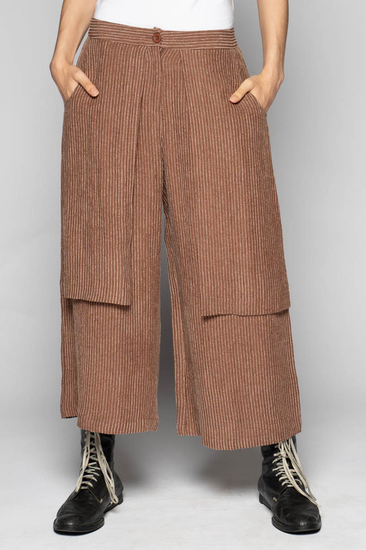 Ember 3/4 Apron Pants Walnut