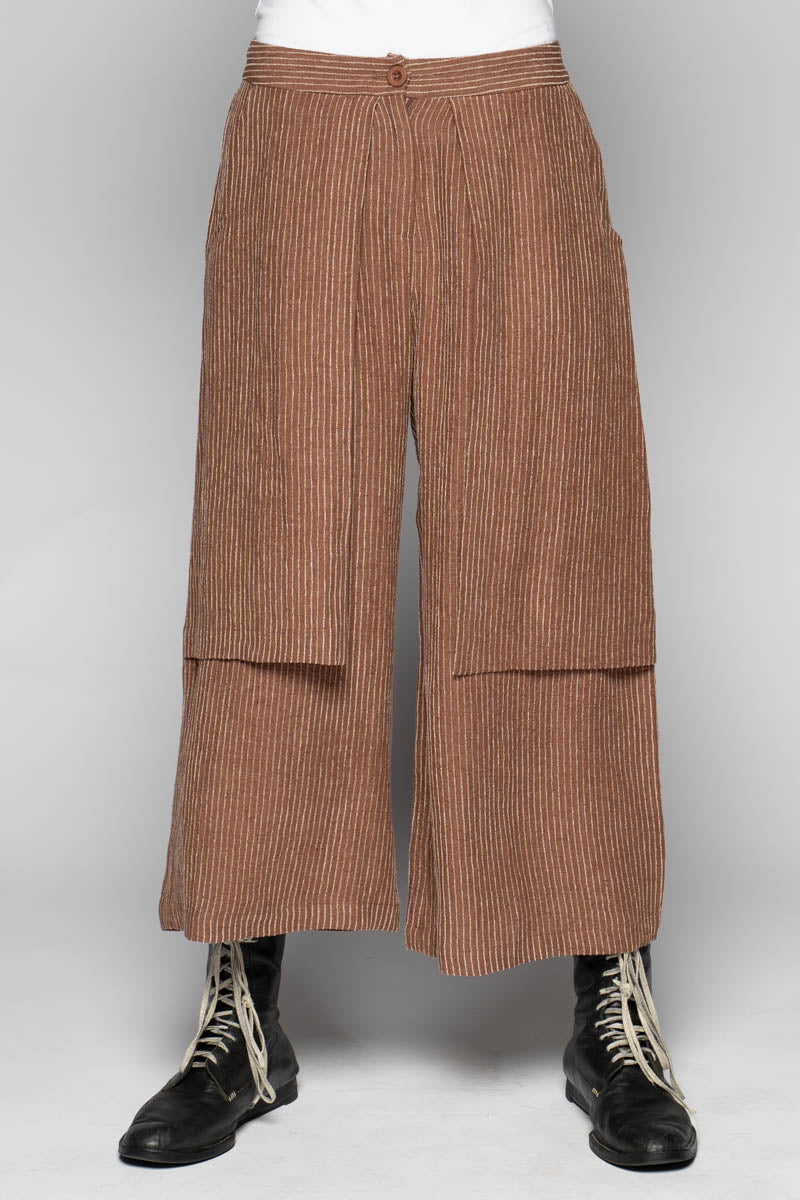 Ember 3/4 Apron Pants Walnut