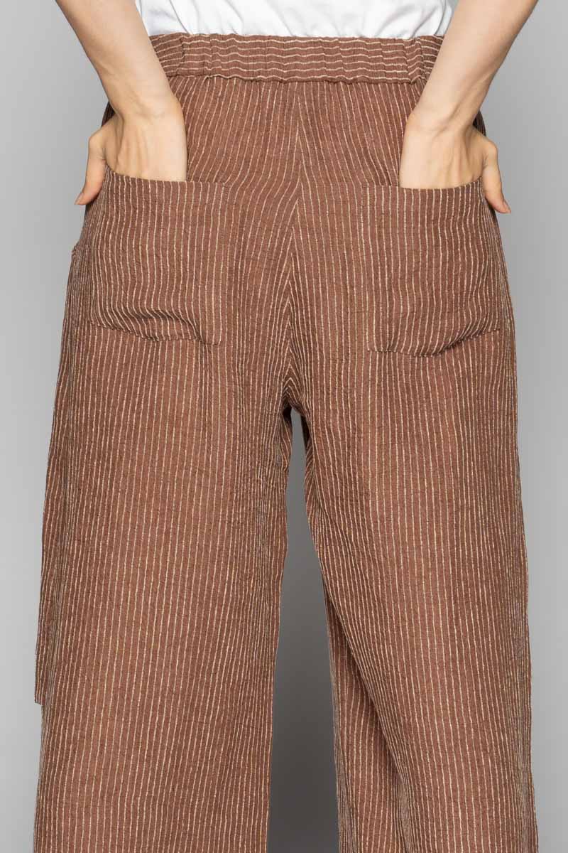 Ember 3/4 Apron Pants Walnut