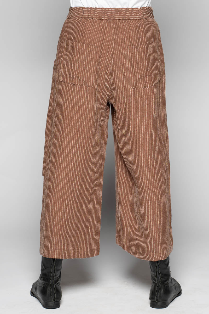 Ember 3/4 Apron Pants Walnut