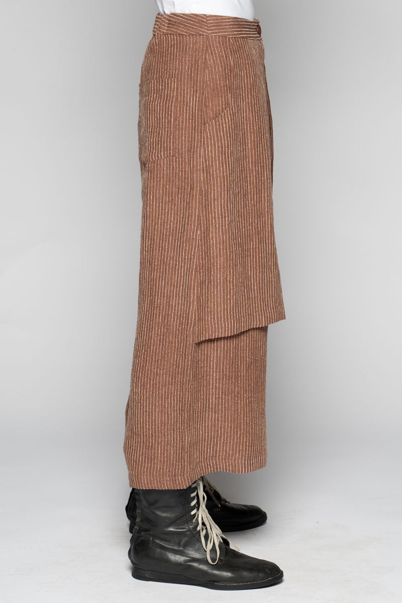 Ember 3/4 Apron Pants Walnut