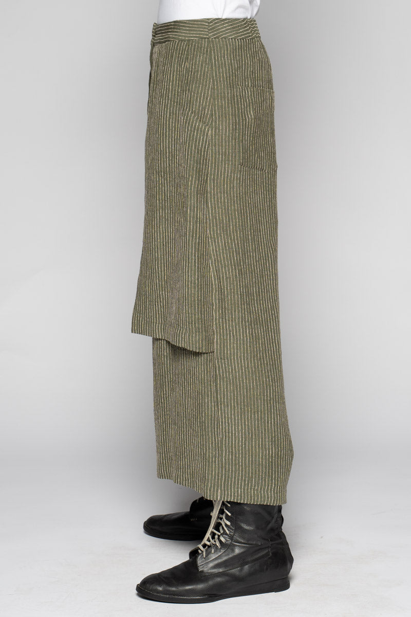 Ember 3/4 Apron Pants Moss