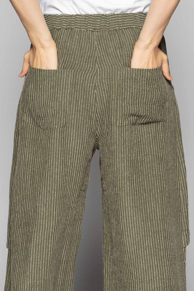 Ember 3/4 Apron Pants Moss