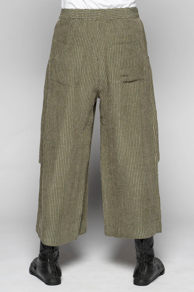 Ember 3/4 Apron Pants Moss