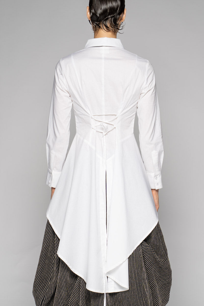 Sabiro Long Shirt White
