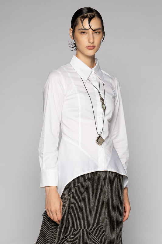 Sabiro Long Shirt White