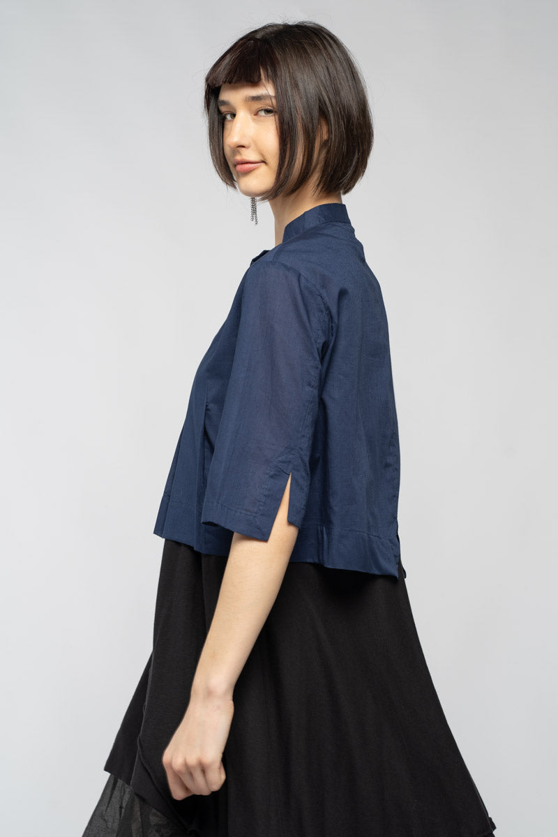 Momiji Short Jacket Navy