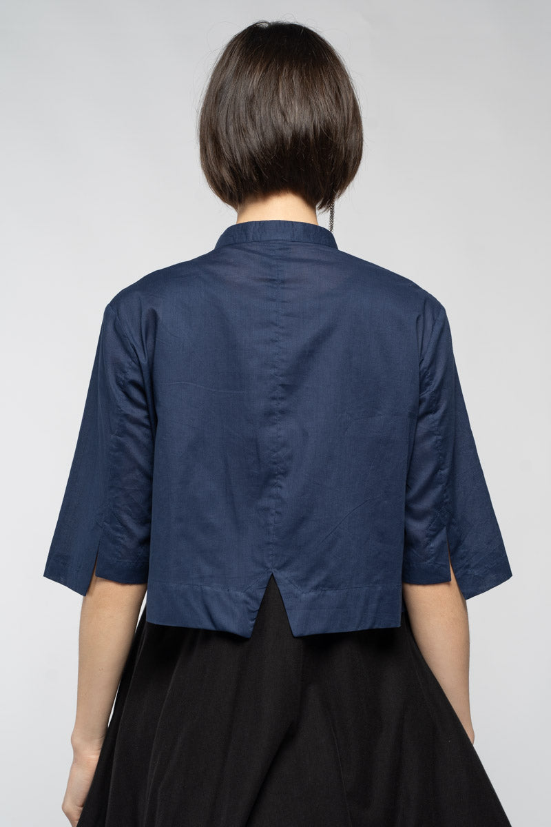 Momiji Short Jacket Navy