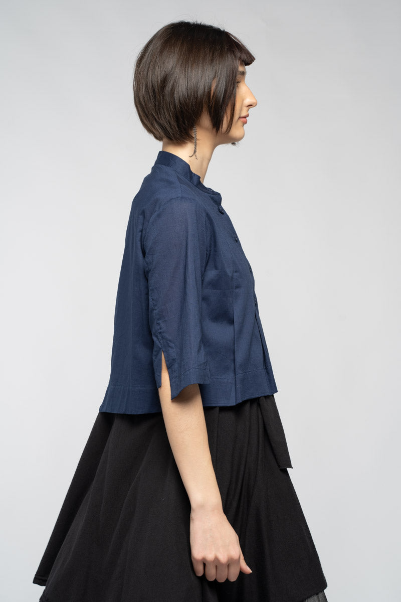 Momiji Short Jacket Navy