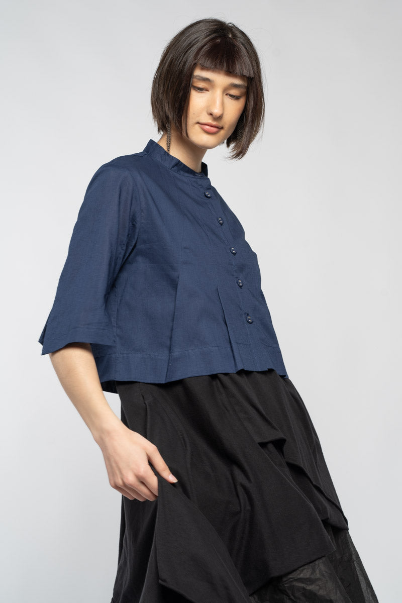 Momiji Short Jacket Navy