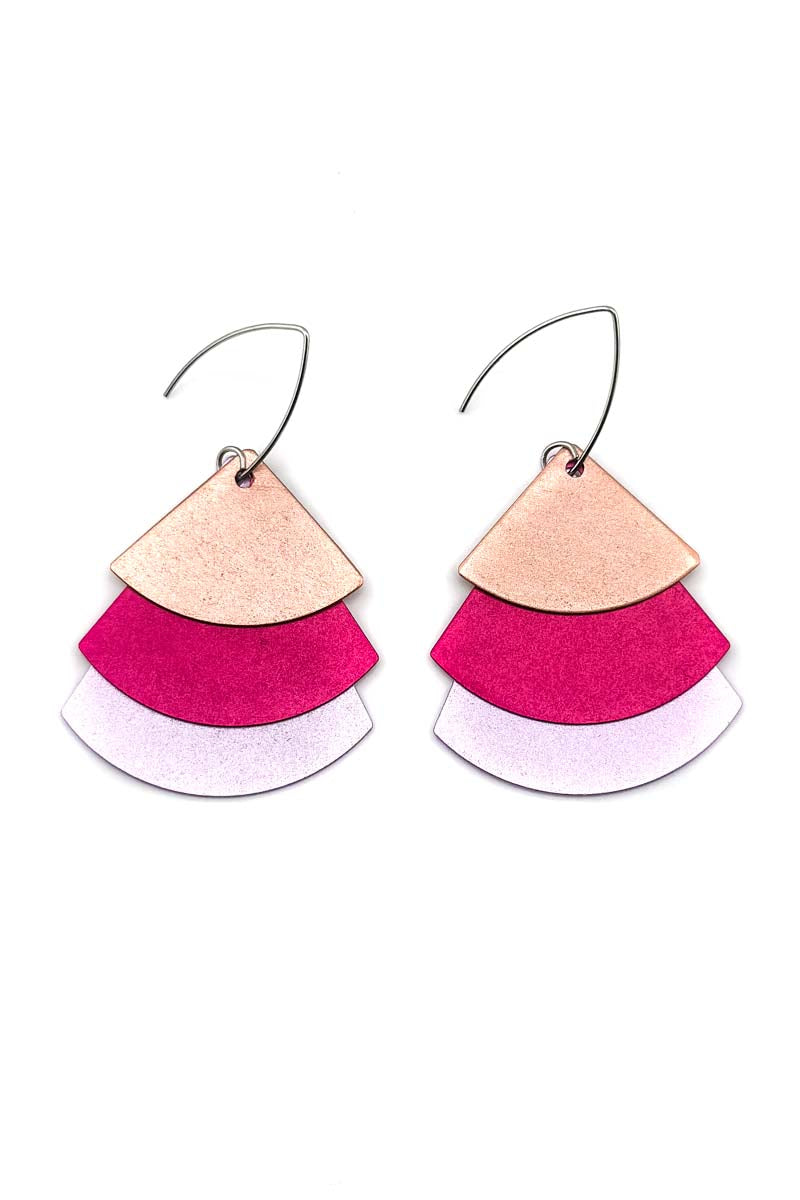 Trifan Earrings Rose