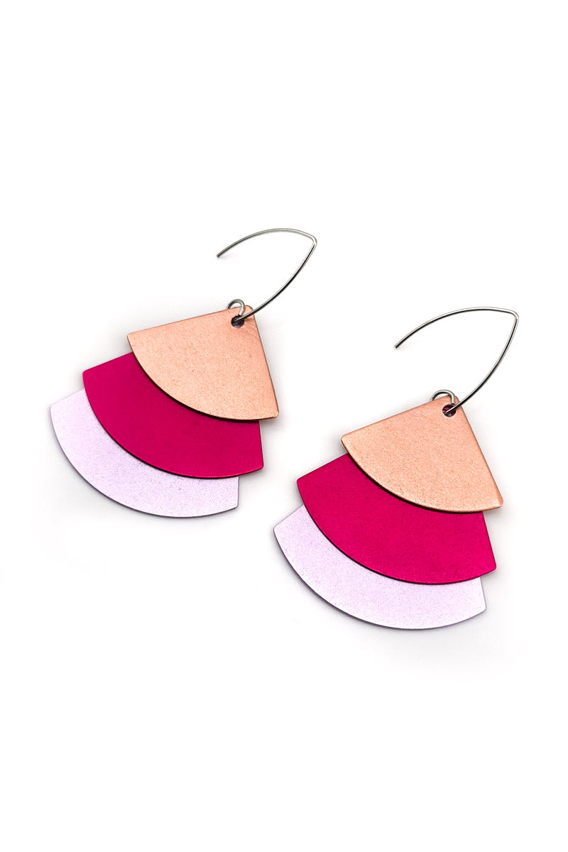 Trifan Earrings Rose