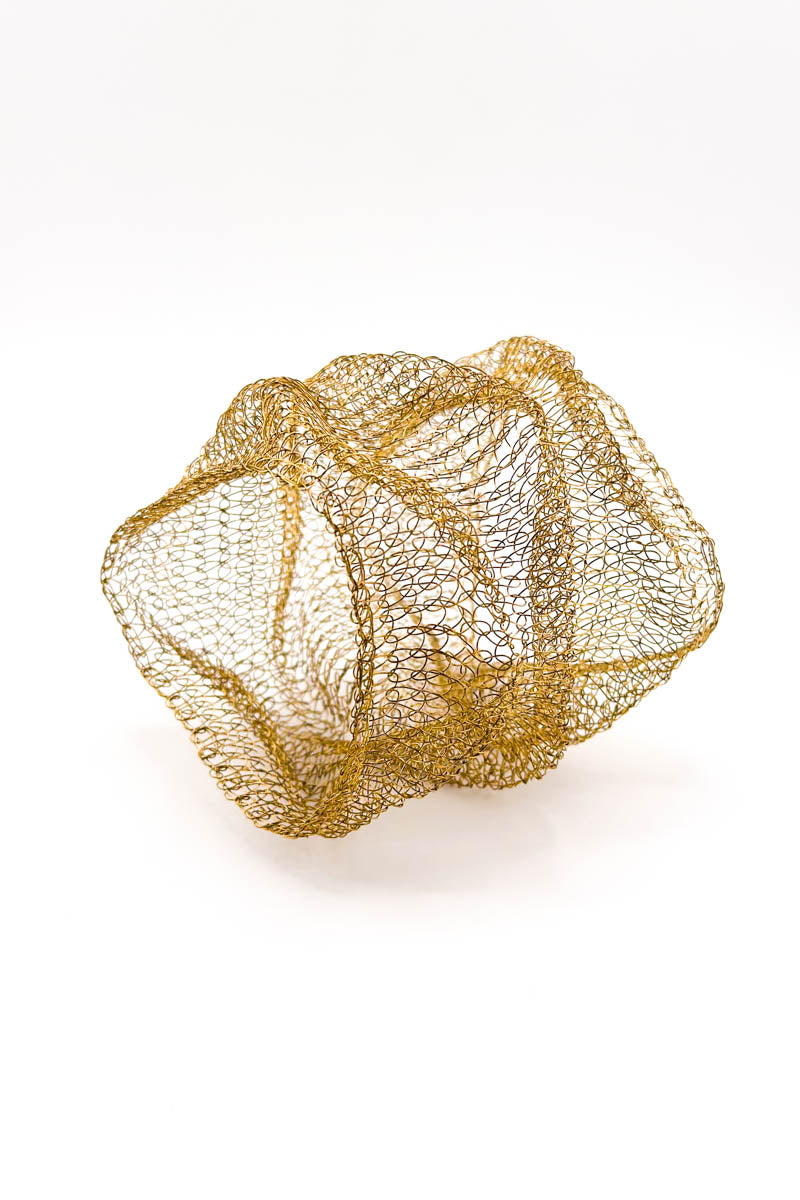 Scrunch Bangle Brass