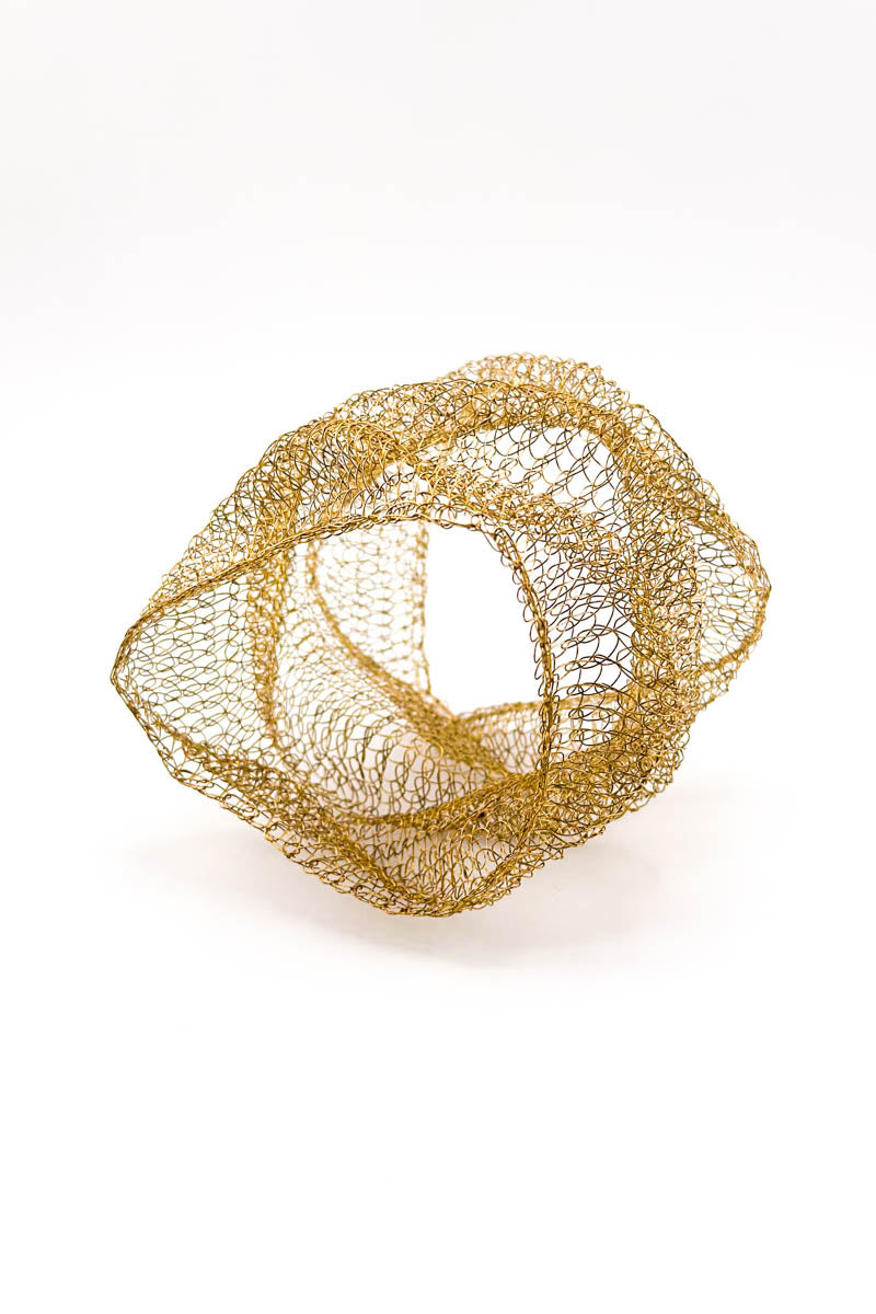 Scrunch Bangle Brass