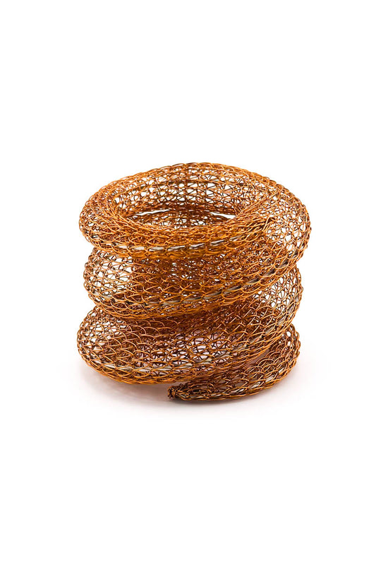 Horn Wrap Cuff Copper