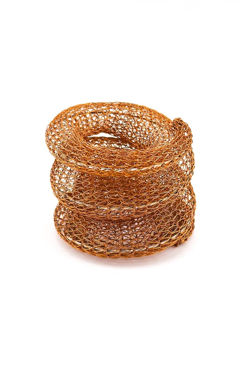 Horn Wrap Cuff Copper