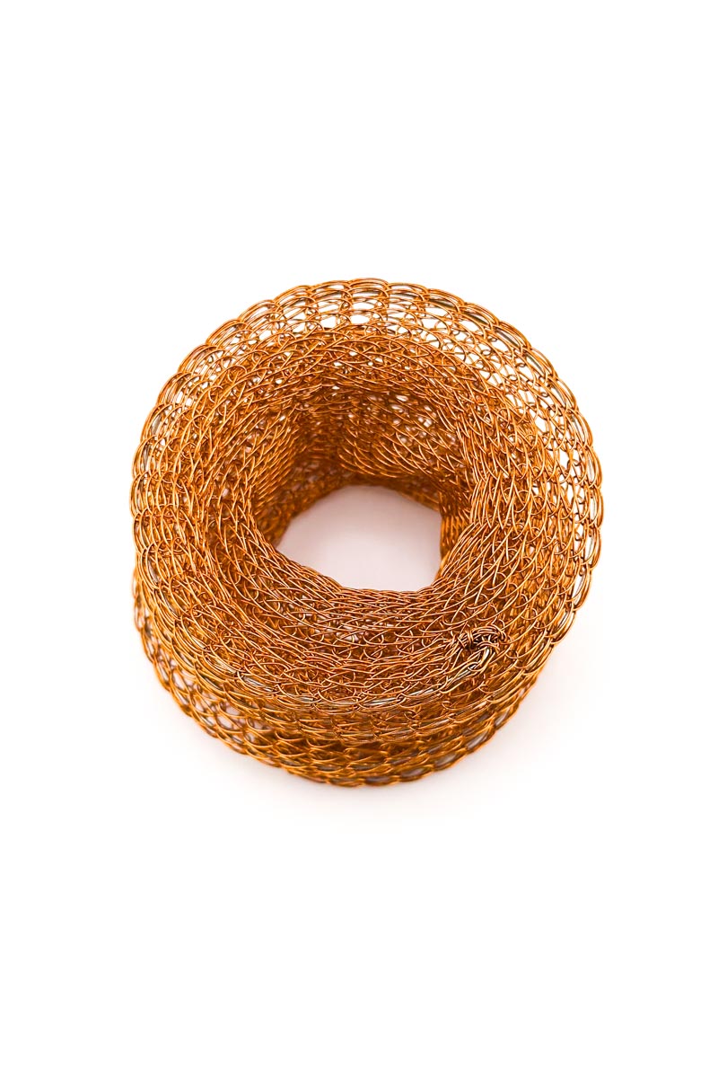 Horn Wrap Cuff Copper