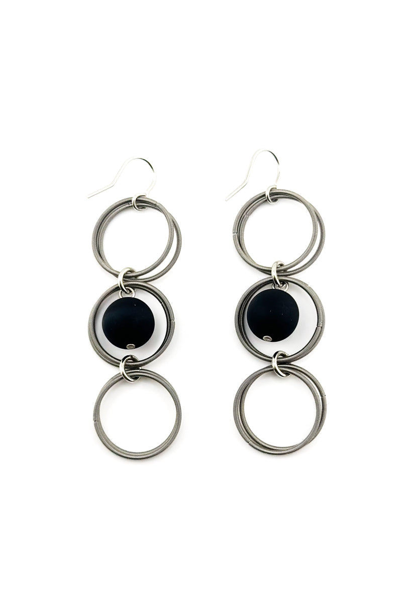 Multi Steel Loop Earrings