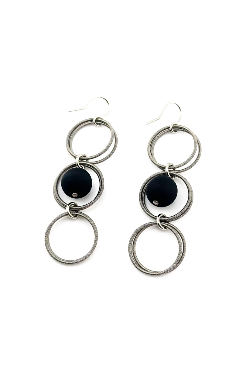 Multi Steel Loop Earrings