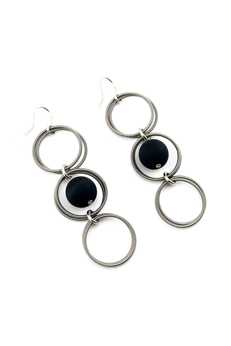 Multi Steel Loop Earrings
