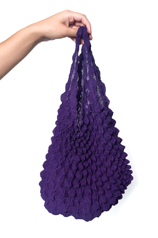 Miura Shibori Bag Purple